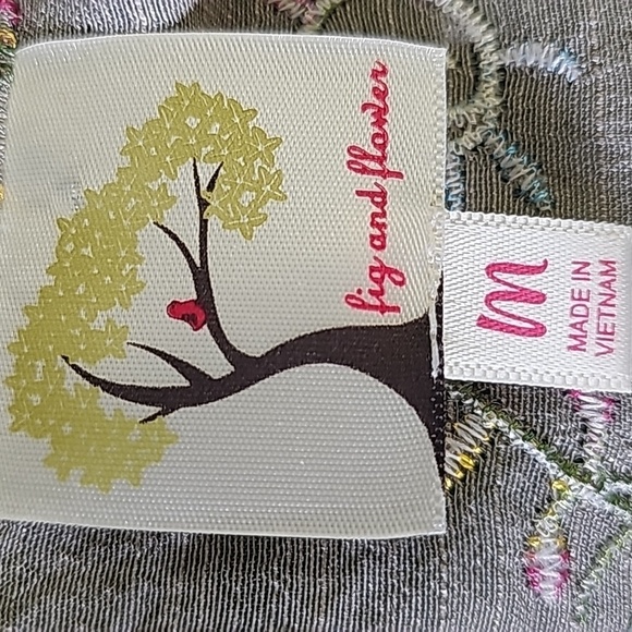 Floral Embroidered Button-Up Blouse - Picture 8 of 12